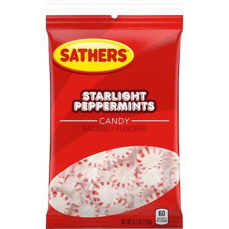 Sathers Brach's Starlight Peppermints Hard Candy 4.2 oz 06766